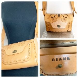 Mexican Handmade Hand Tooled “Diana” Crossbody